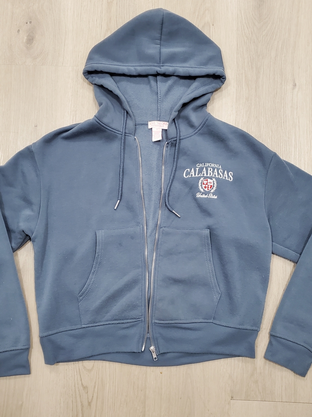 Love Theory Essentials Hoodie in Slate Blue